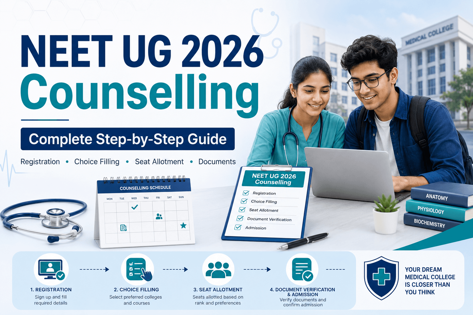 NEET UG 2026 Counselling: Complete Step-by-Step Guide