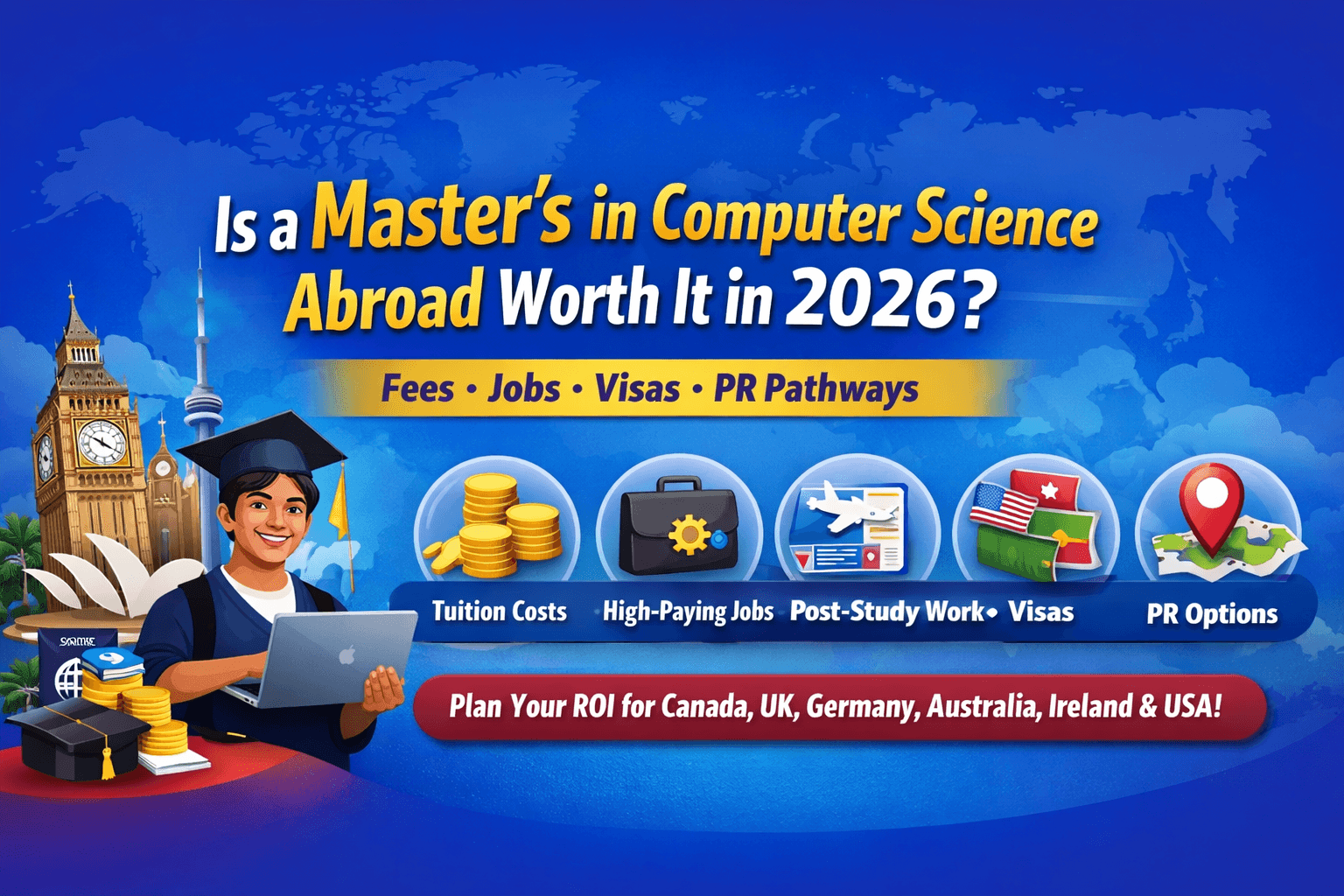 Is a Master’s in Computer Science Abroad Worth It? (Fees, Jobs & PR Options – 2026 Guide)